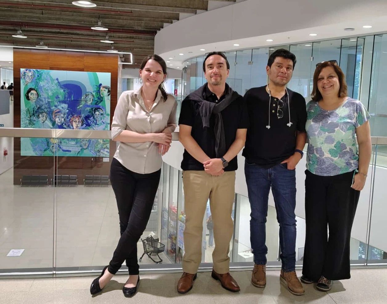 Meeting with collaborators in Buenos Aires